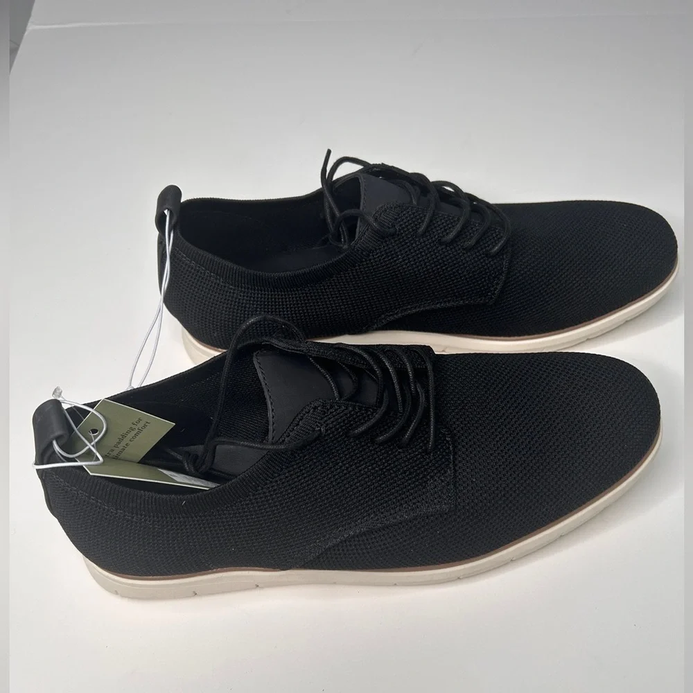 Goodfellow & Co Men's Kev Knit Dress Shoes, Black, Various Sizes